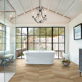 Marazzi Treverksoul 4X21 Tile - Neutral Chevron TR60 Marazzi Treverksoul 4X21 Tile - Neutral Chevron TR60