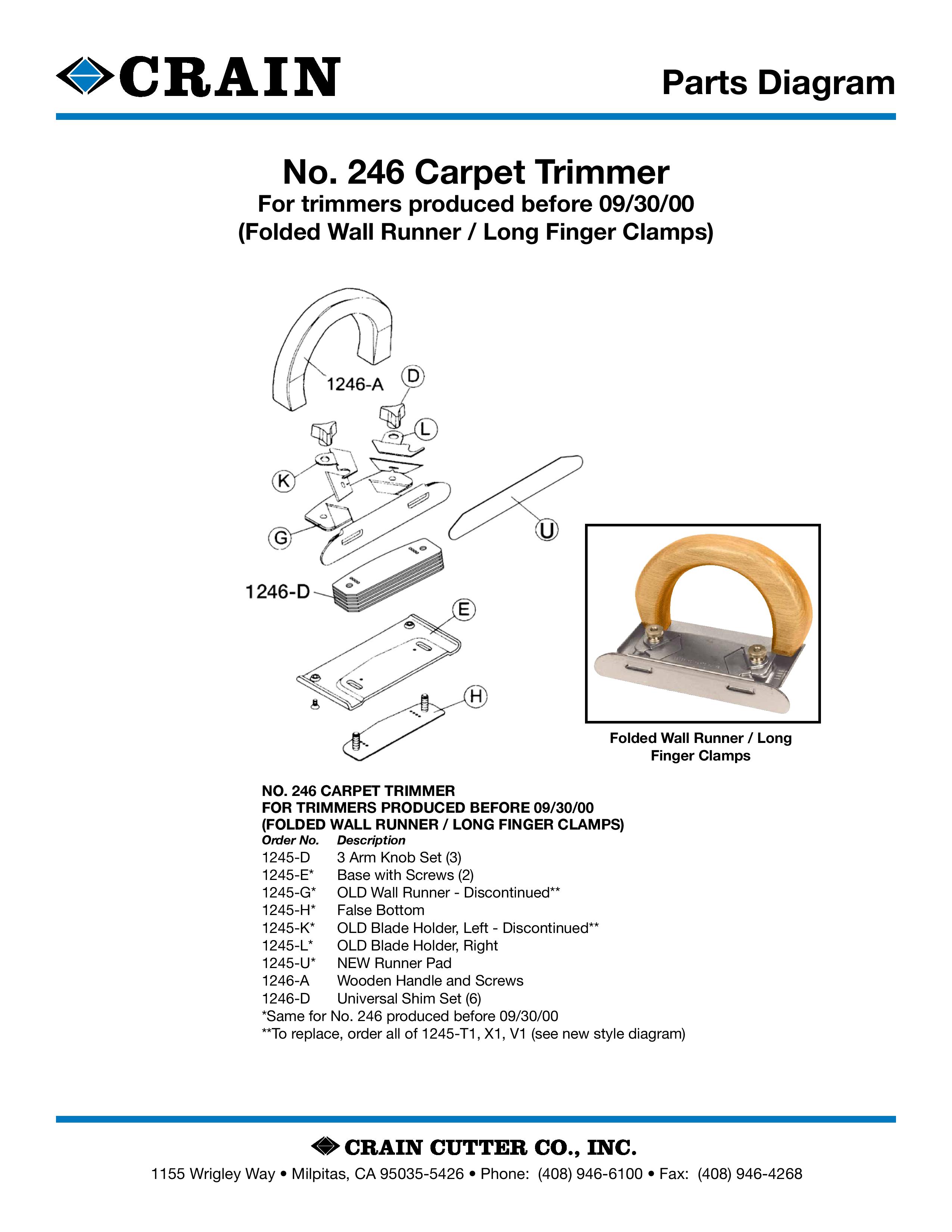 246 Carpet Trimmer