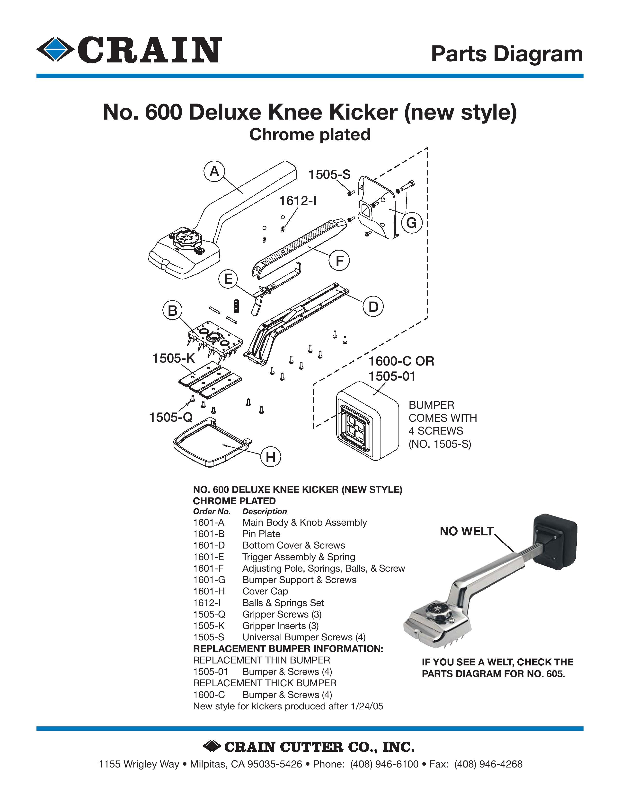 600 Deluxe Adjustable Knee Kicker