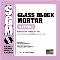 SGM Glass Block Mortar - 50 Lbs.