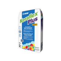Mapei Keraflex Plus Professional Extra Smooth Large-and-Heavy-Tile Mortar w/ Polymer Gray - 44 Lb. Bag