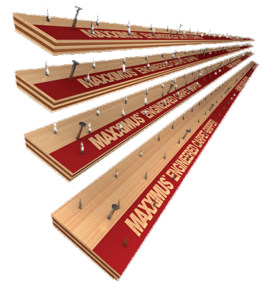 Maxximus 1" Wide Commercial TackStrip for Wood 11/16"x 13Ga